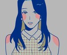 シンプルでレトロなイラストを描きます InstagramやTwitterのアイコンやヘッダーなど イメージ2