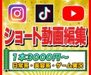 SNSショート動画編集します ショート動画で拡散されると認知度アップ！ イメージ1