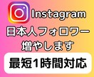インスタ 日本人フォロワーを+100人増やします +100人~最大10000人★減少なし　最短1時間以内の対応 イメージ1