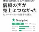 Trustpilotレビュー運用代行ます 実ユーザー調で削除率を抑え信頼獲得 イメージ1