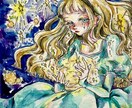 水彩絵の具でふんわり可愛いイラスト描きます 透明水彩ならではの柔らかい雰囲気を演出します！ イメージ2
