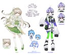 可愛い立ち絵、SDイラスト制作いたします 衣装デザインやキャラクターデザインも可能です！ イメージ2