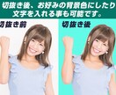 WEB用画像の切抜きなど2点まで承ります 現役WEBデザイナーがPhotoshopで画像加工致します♪ イメージ3