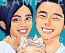 8月31日まで！格安で似顔絵アイコン描きます お写真をリアルタッチで好印象おしゃれな色合いに！ イメージ3
