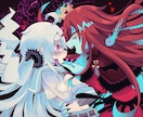 デフォルメが効いた絵柄で個性的なイラストを描きます 【短納期】一枚絵、キャラクターデザインなどを請け負います。 イメージ5