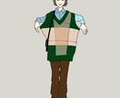 全身イラスト描きます 好きな服×似顔絵でイラスト描きます イメージ6