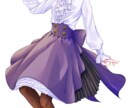 試験運用┃かわいい立ち絵やイラスト描きます 立ち絵作成から衣装デザインまで(3月以降の依頼のみ) イメージ2