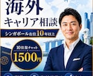 最安値で海外就職相談受けます ぼんやり考えてるぐらいの方も歓迎 イメージ1