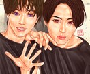 写真からリアルすぎない似顔絵を描きます 【人物からペットまで幅広く対応！！】 イメージ8
