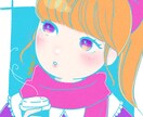 ふんわり優しい女の子イラストアイコン描きます ガールズイラスト　デジタルにて イメージ1