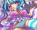 可愛いキラキライラスト描きます 親しみやすく可愛いミニキャラ制作します イメージ5