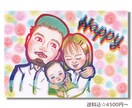 送料込☆綺麗め優しいタッチで似顔絵をお描きします 繊細で華やかな似顔絵です☆プレゼントにも選ばれています！ イメージ4