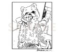 ペットお写真から可愛いモノクロイラストを描きます プレゼントにも◎個性的なお顔が可愛いペン画イラスト イメージ5