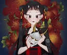 人の目を引くかわいい女の子の一枚イラスト描きます 動画のサムネや小説の表紙などに使える一枚イラスト描きます イメージ1
