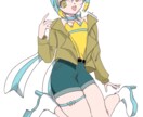 世界に一つの可愛い女の子の立ち絵描きます 柔らかい線であなただけのオリジナルキャラクターを！ イメージ3