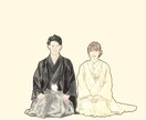 結婚式・似顔絵・ウェルカムボードのイラスト描きます 大切な人との想い出作りのお手伝いをさせて頂きます イメージ1