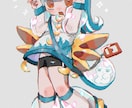 透明感のある個性的なイラスト描きます 迫力のある構図で1枚絵を描きます！ケモノが特に得意です！ イメージ10
