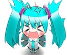 1000×1000サイズのSDちびキャラ描きます SDちびキャラ、性別、背景色、背景文字選べます。 イメージ1