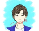 盛り度高めに！イケメン＆美女似顔絵描きます 素顔は出したくないけど雰囲気が伝わる似顔絵アイコン！ イメージ8