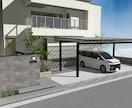 外構・エクステリア◆CAD平面図パース作成します RIKCADによる図面作成で外構イメージの橋渡しをいたします イメージ2