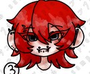 ダーク感のあるイラスト、アイコン作成します 選べる絵柄！等身高め〜ちびキャラまで イメージ4