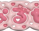 ネームボード／うちわ文字 オーダー受付して致します 「雰囲気だけ伝えて、あとはお任せしたい！」という方にぴったり イメージ7