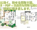 低価格・短時間で高品質な間取り図に仕上げます あなたのサービスでしか得られない喜び イメージ1