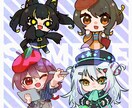 最短5日納品！デフォルメイラスト作成します 短納期で可愛いデフォルメ絵イラストを作成します イメージ2
