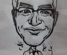 5センチ角程度の大きさで似顔絵を書きます モノクロにてあなたのアイコンとなる似顔絵作りませんか？ イメージ1