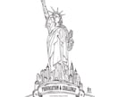 アメリカンでクールでPOPなTシャツデザインします 【修正無制限】聞き取り→ラフ→方向合せを何回もするので安心♪ イメージ10
