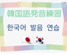 韓国語発音の練習をします フリートーク+発音練習+ファンレター翻訳、k-pop歌翻訳 イメージ1