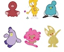 キャラクターデザイン承ります 個性的で可愛いキャラクター制作いたします！ イメージ4