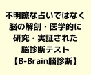 脳診断であなたの適職をアドバイスします 脳タイプを視覚化！あなたの得意・不得意・最適仕事をアドバイス イメージ5