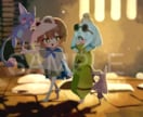 商用OK！絵本のようなポップなイラストお描きします アイコンやサムネ、グッズなどに！ イメージ4