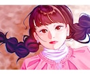 魅力的な表情や色味のバストアップイラスト描きます リアル系〜イラスト系まで、幅広いテイストに対応できます イメージ4