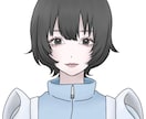 顔アップ〜胸上のイラスト描きます オリジナルキャラクターのイラストが必要な方へ イメージ2