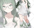 TRPG・IRIAM・配信　立ち絵、1枚絵描きます 透明感のある魅力的なイラスト提供致します！ イメージ2