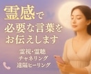 霊感霊視でお相手の気持ちを代弁します 意味を紐解き電話中から鑑定後も癒します/ヒーリング込/ イメージ1