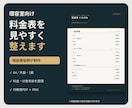 理容室向けの見やすい料金表を制作します 現役理容師が年齢別料金と施術内容を整理します イメージ1