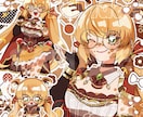 お得！可愛い♡ 詰め合わせイラスト描きます ポップで可愛い詰め合わせイラスト描きます！ イメージ1