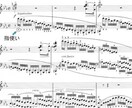 ピアノ楽譜に指番号書き込みます ペダルに頼りきらず、無理なくなめらかに弾きたい方に! イメージ1
