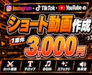 TikTokやYouTubeショート動画作成します ご希望に添えるよう丁寧にご対応させていただきます。 イメージ1