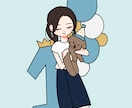 最短即日！ポップでオシャレな人物イラストかきます パステル系やポップなものが得意です！ イメージ3
