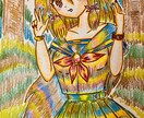 あなただけのオリジナルヒロインを手描きします。ます オリジナルヒロインの作画の提供。 イメージ3