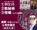 タロット、数秘術、宿曜/インド占星術で運勢を観ます ★マルセイユタロットを使用。宿曜で月星座を判定し、相性も鑑定 イメージ1
