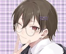 中性的・イケメン男性のSNSアイコン描きます 商用利用可能！清潔感のあるイラストが得意です！ イメージ3
