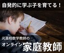 元高校教師がオンラインで家庭教師をします お子さんの自発的に学ぶ力を育てます！ イメージ1