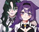 夢絵・CP絵作成致します 好きなキャラクター・お相手様とのイラストを描きます！ イメージ2
