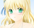 アニメタッチ、ギャルゲー風アイコン作ります。twitterニコニコ動画Facebook等におススメ！ イメージ1