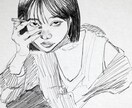 リクエストに応じて、人物を描きます モノクロで雰囲気のある、お洒落なイラストです。 イメージ4